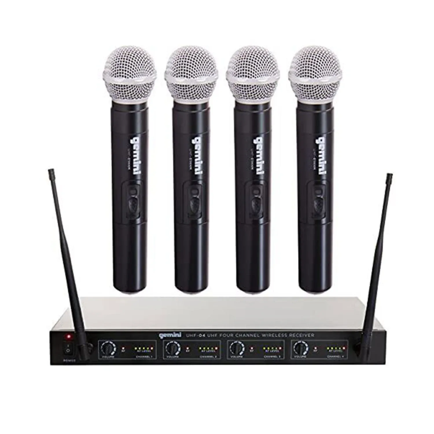 Microfono Inalambrico Gemini Uhf04ms1234 4 Micros