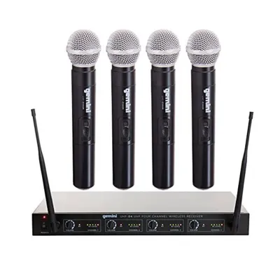 Microfono Inalambrico Gemini Uhf04ms1234 4 Micros