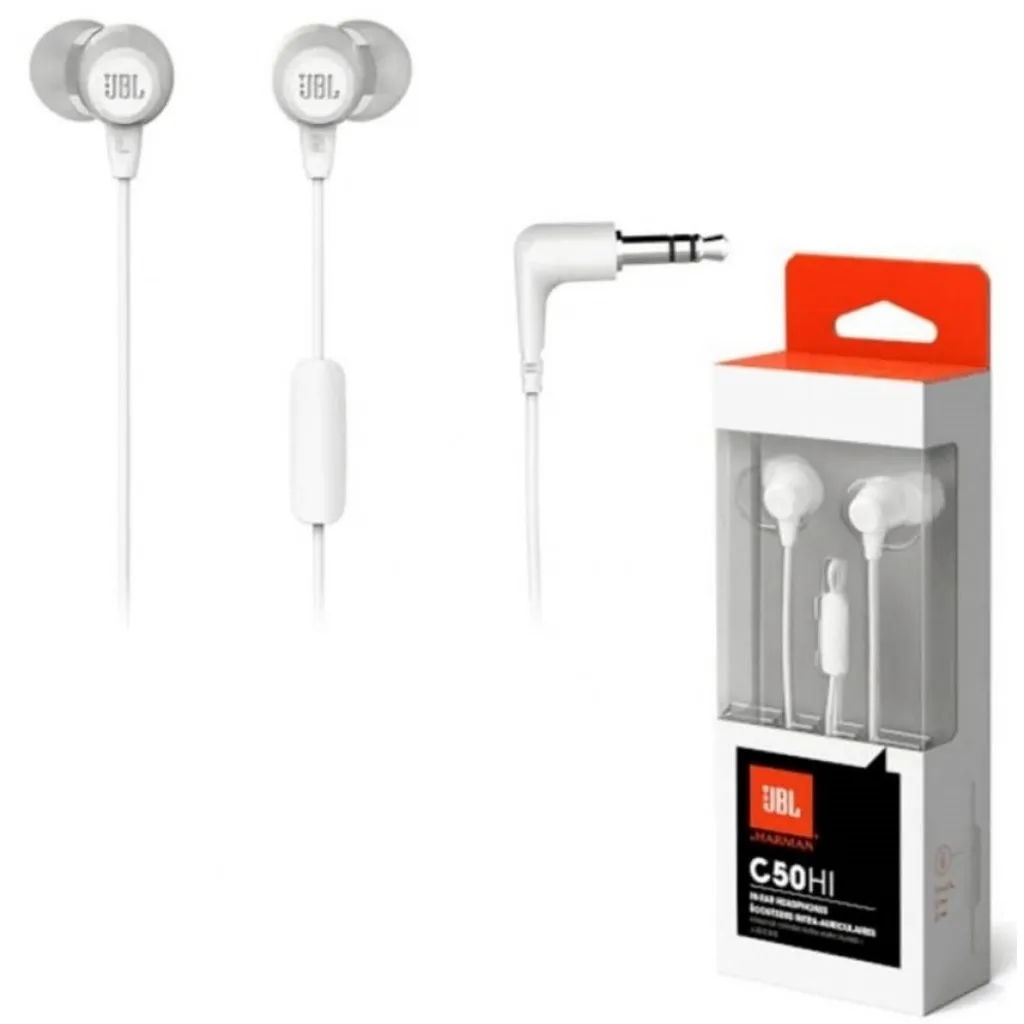 Auriculares JBL C50HI manos libre negro