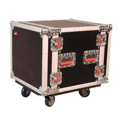 Estuche Rack Gator Gtour 10 Unidades Con Ruedas