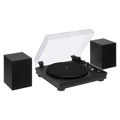Bandeja De Vinilo Con Parlantes Gemini Tt900 Wood