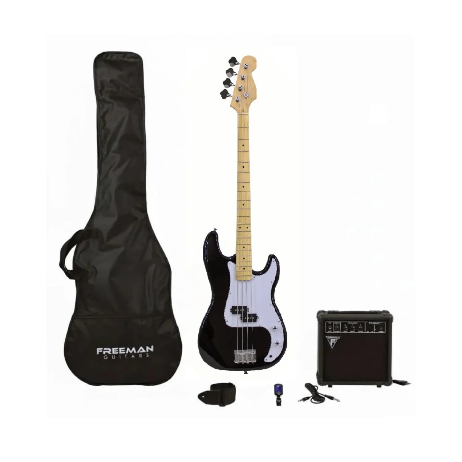 Bajo Electrico Pack Freeman B01pk P Bass Black