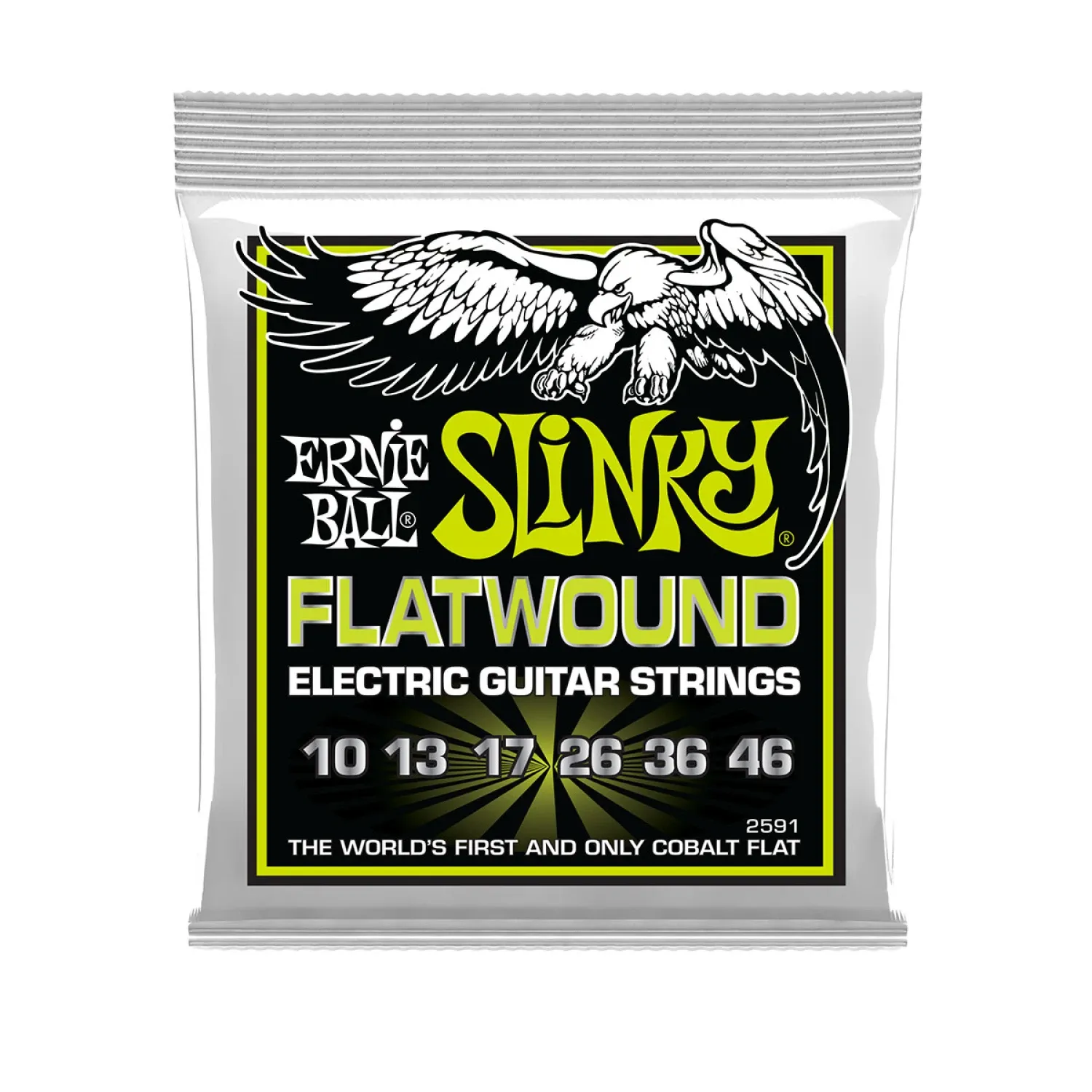 Encordado Bajo Ernie Ball Flatwound Regular Slinky 0.10-0.46