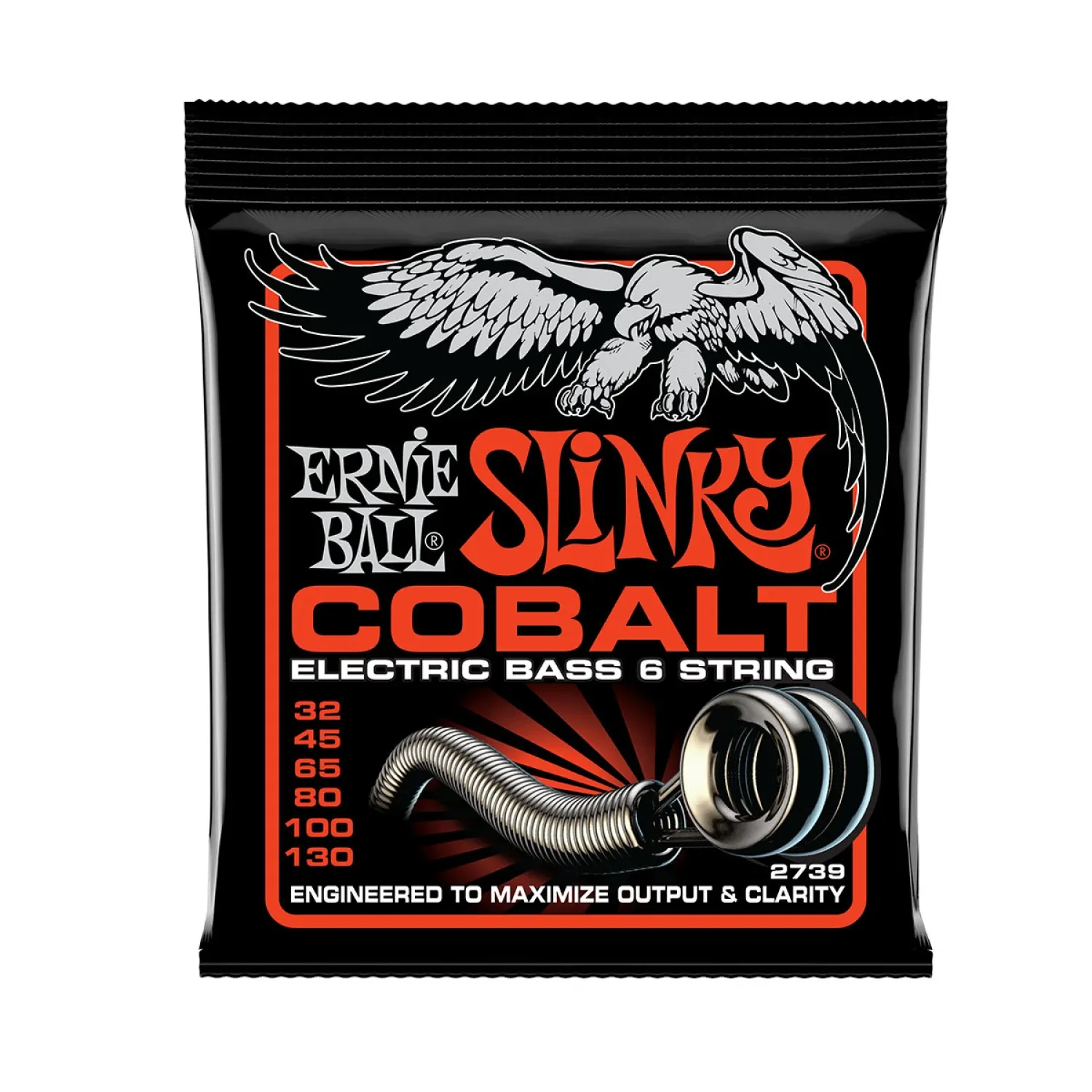 Encordado Bajo Ernie Ball Slinky Cobalt 6 Str 0.32-1.30