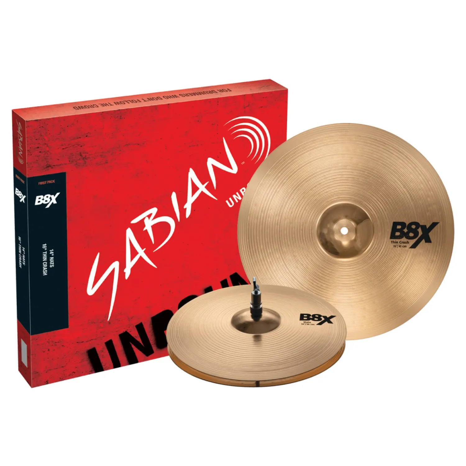 Pack Platillo Sabian B8x 14hh 16cr First Pack