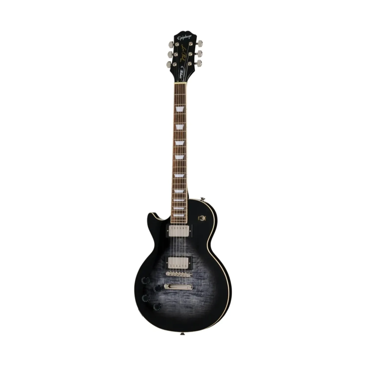 Guitarra Electrica Epiphone Les Paul Tribute Plus Transparent Ebony P/zurdo