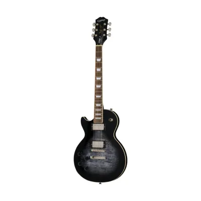 Guitarra Electrica Epiphone Les Paul Tribute Plus Transparent Ebony P/zurdo