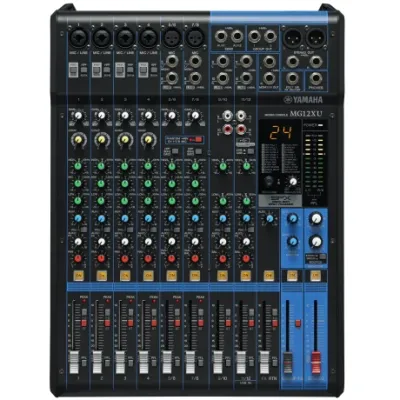 Consola Yamaha Mg12xu 8ch (6 Mic+2 Line St) Fx Usb
