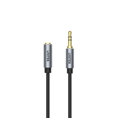 Cable AUX audio Unitek 3.5mm macho/hembra 1m