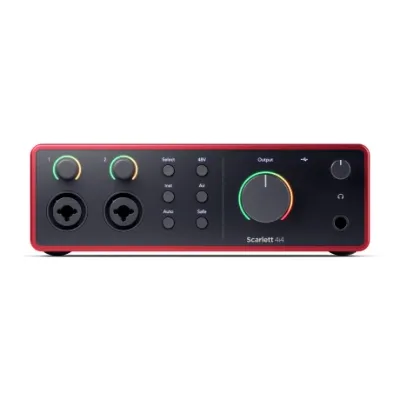 Interfaz De Audio Focusrite Scarlett 4i4 4th Gen