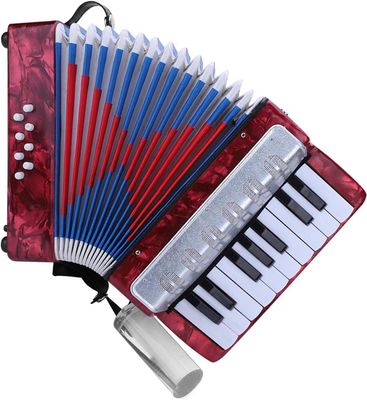 Acordeon Infantil 17 Notas 8 Rojo