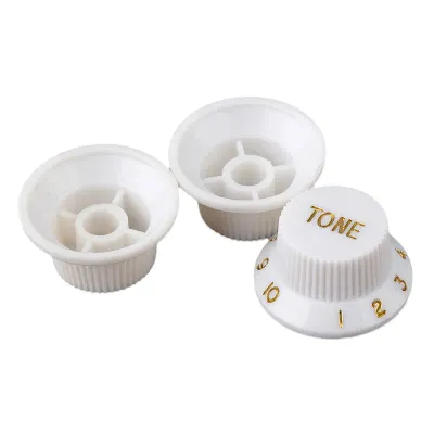 Perilla de potenciómetro de guitarra de plástico Tone