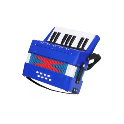 Acordeon Infantil 17 Notas 8 Azul