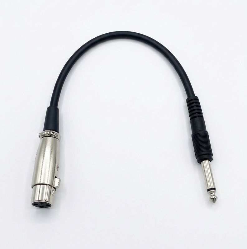 Cable cannon XLR H a Plug 1/4 mono
