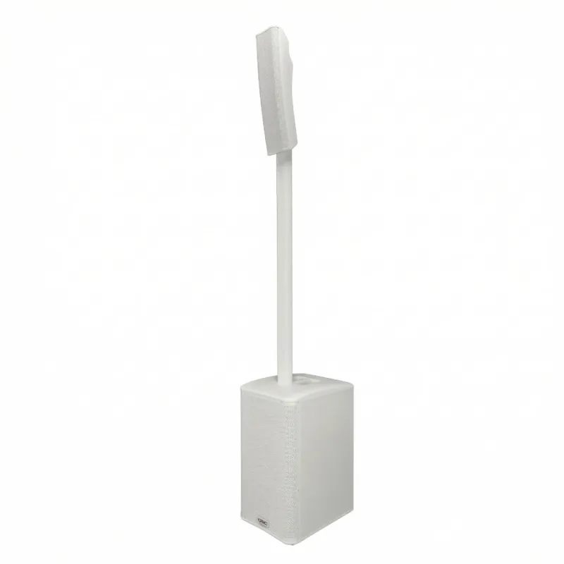 Caja Acustica Array Qsc Kc12 3000w Subwoofer + Torre Con Bluetooth Blanco
