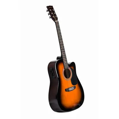 Guitarra Electro Acustica Memphis 964 Acero Sunburst