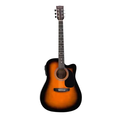 Guitarra Electro Acustica Memphis 964 Acero Sunburst