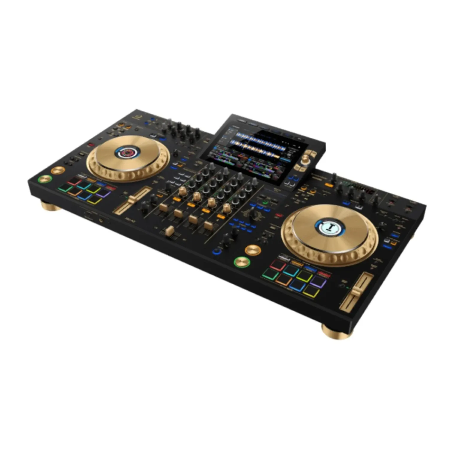 Sistema Dj Alphatheta Xdjaz Profesional Todo En Uno De 4 Canales Dorado