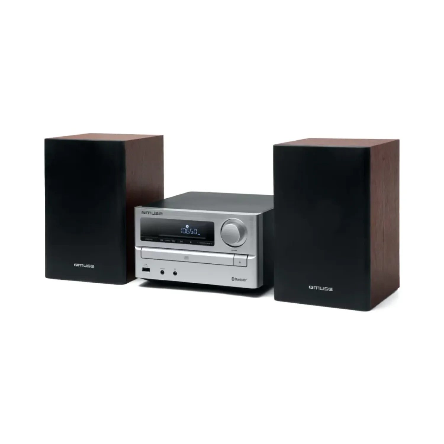 Equipo Estereo M-62fb Bluetooth Con Reproductor De Cd Usb Y Fm