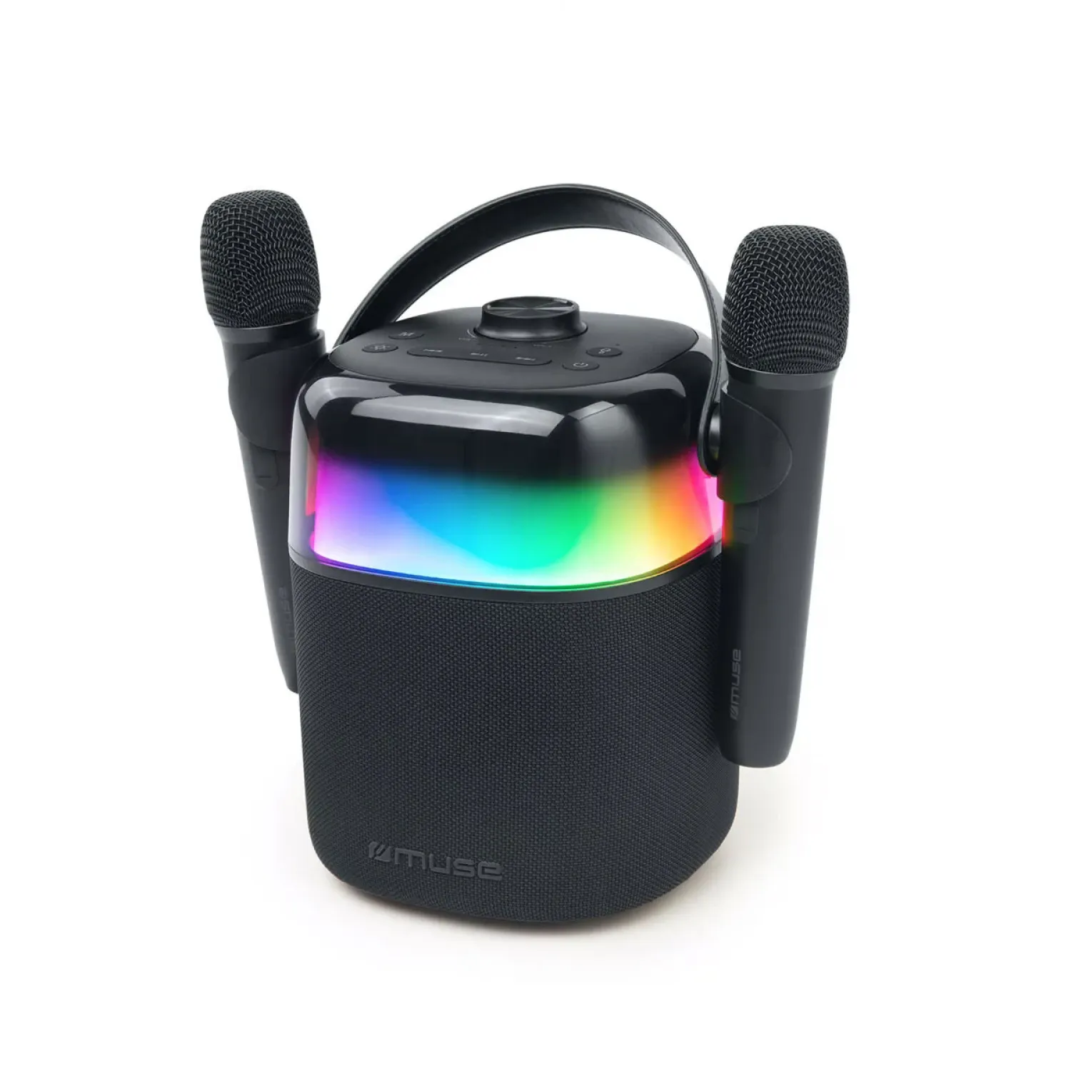 Parlante Bluetooth Muse M530ka Karaoke Con Microfonos