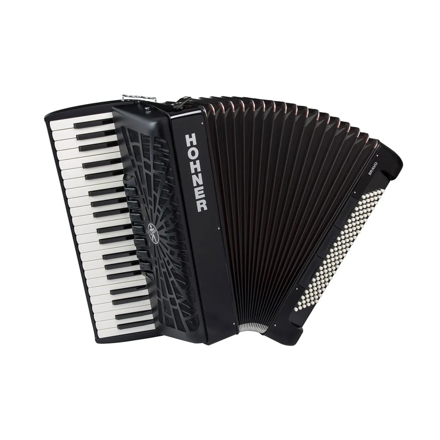 Acordeon Hohner Bravo Iii 120 Bajos Black
