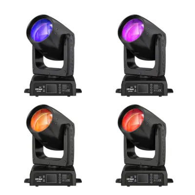 Cabeza Movil Big Dipper Lb150 Led Combo 4 Unidades Con Estuche