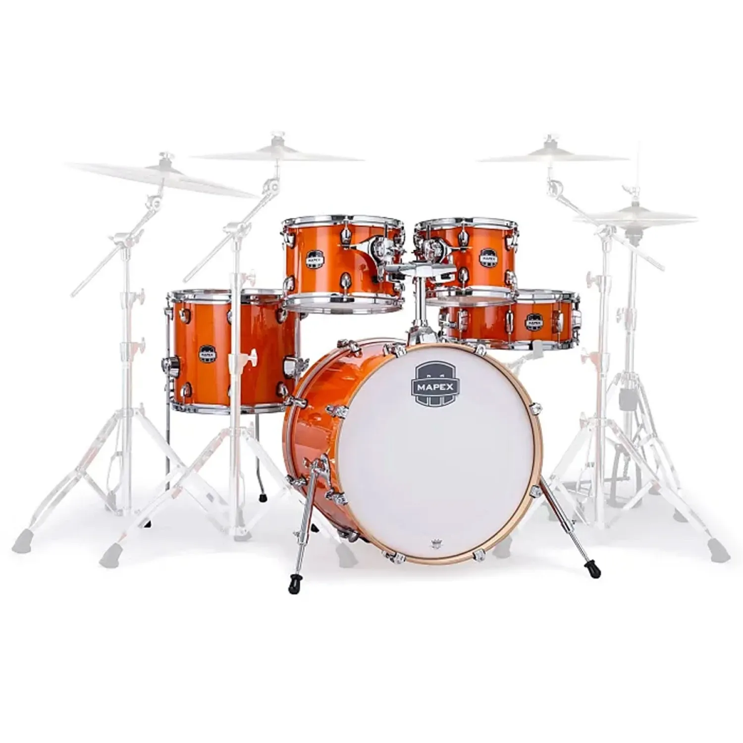 Bateria Mapex Mars Maple Glossy Amber 5pcs