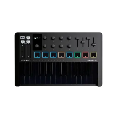 Controlador Midi Arturia Minilab 3 25 Teclas Deep Black