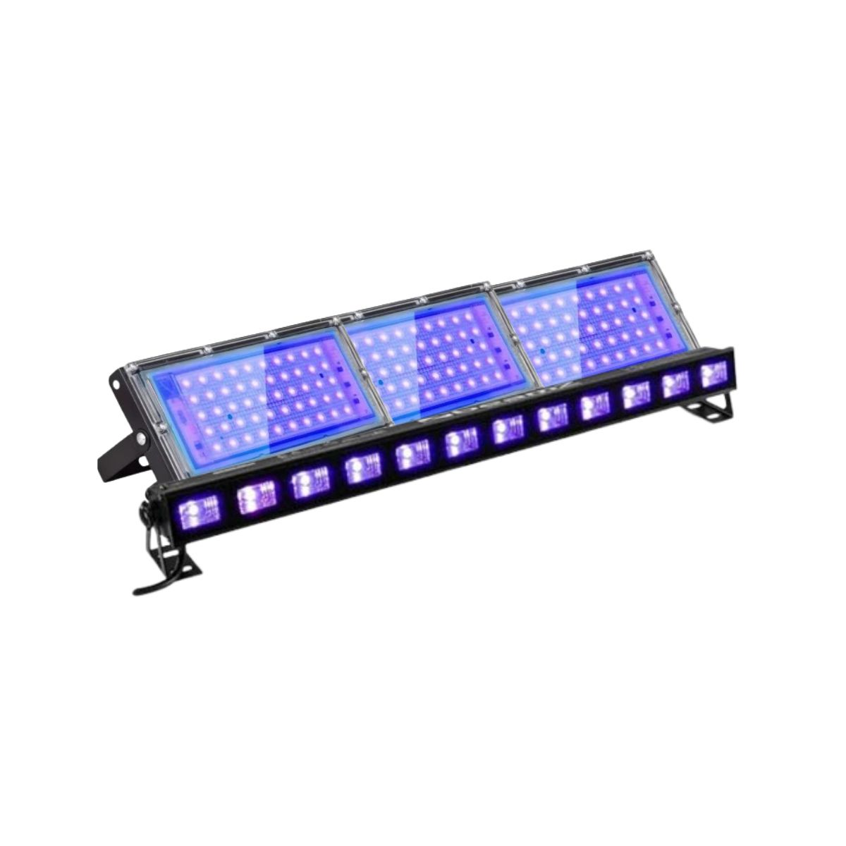 Pack de Barra de Luz Negra PLS + Luz Reflector UV Led 50W