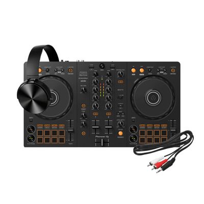 Pack de Controlador Dj Pioneer Dj Flx4 + Cable RCA + Auriculares de regalo