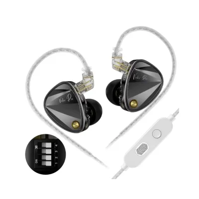 Auriculares Kz Vader Pro Con Switch Y Microfono