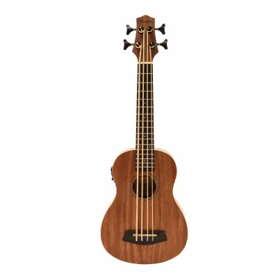 Ukelele Soprano Electroacustico Memphis Ubass1 Natural Con Funda
