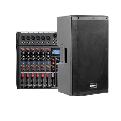 Pack de Cajas Activas Lexsen Pro Psf15ahbt + Consola DUX SQ600S