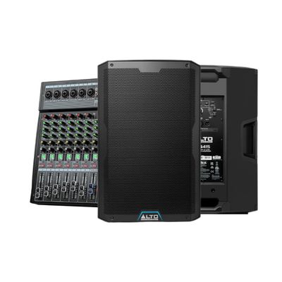 Pack de Cajas Activas Alto Ts415 + Consola Dux FX6USB