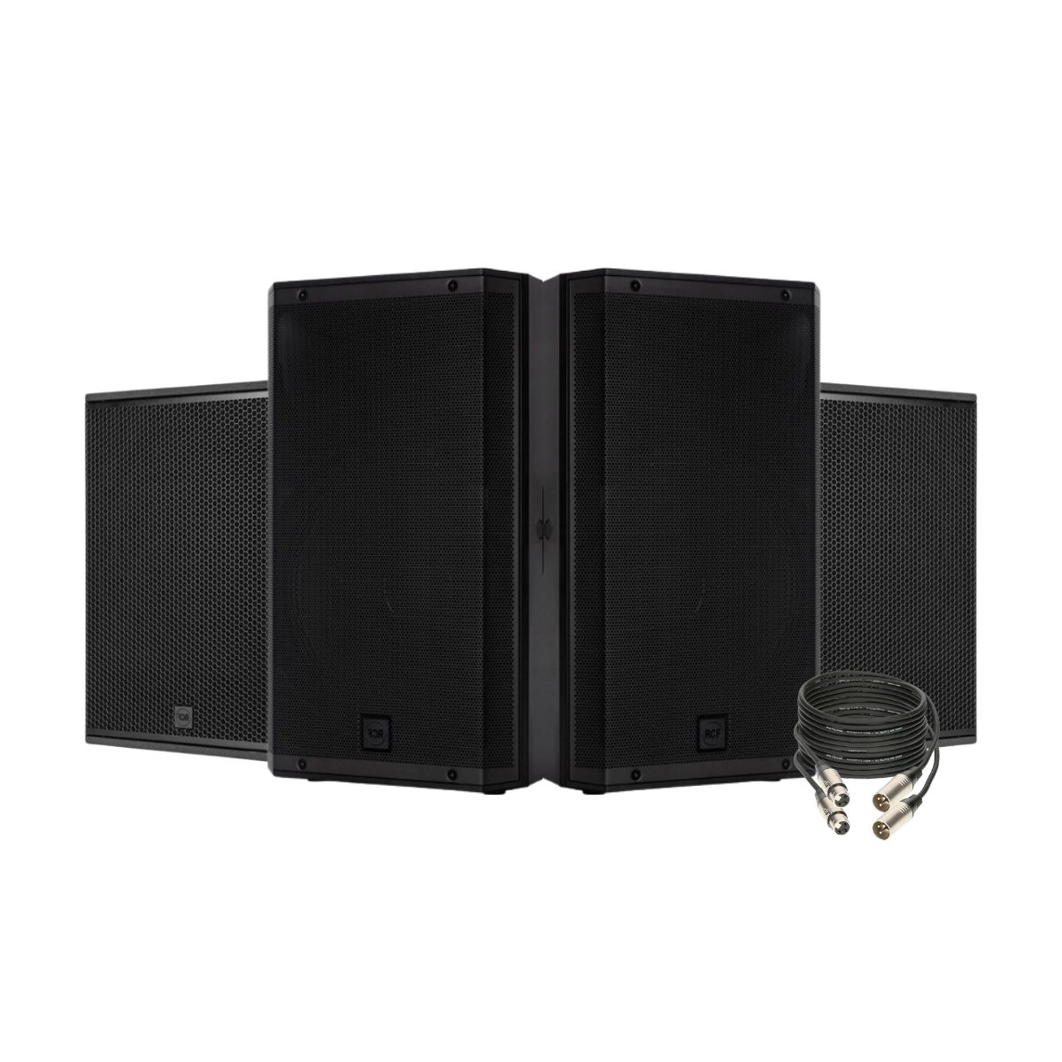 Pack de Cajas Activas RCF 935 + Subwoofer RCF 708-AS+ Cable de Regalo