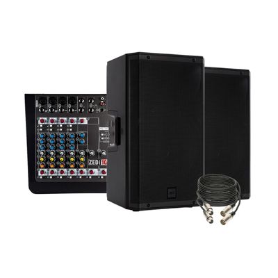 Pack de Cajas Activas RCF 935 + Consola Allen & Heath + Cable de Regalo