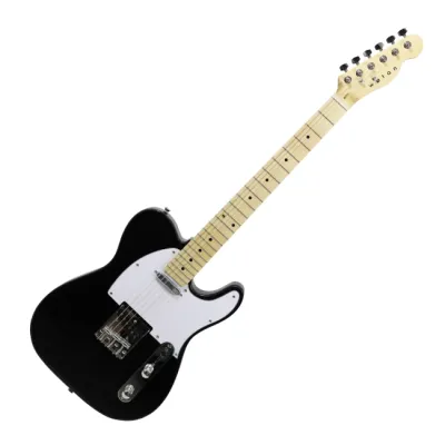 Guitarra Electrica Telecaster Wotan Forseti-BK Color Negro