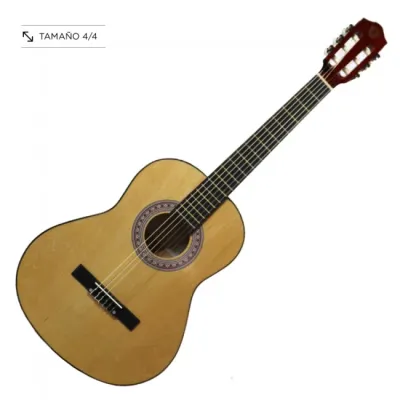 Guitarra Clasica Criolla De Estudio 4/4 con funda
