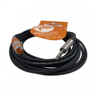Cable Balanceado VMR CS-XLRF-PLGS-6 XLR Hembra A Plug TRS 1/4 (6.3 MM)