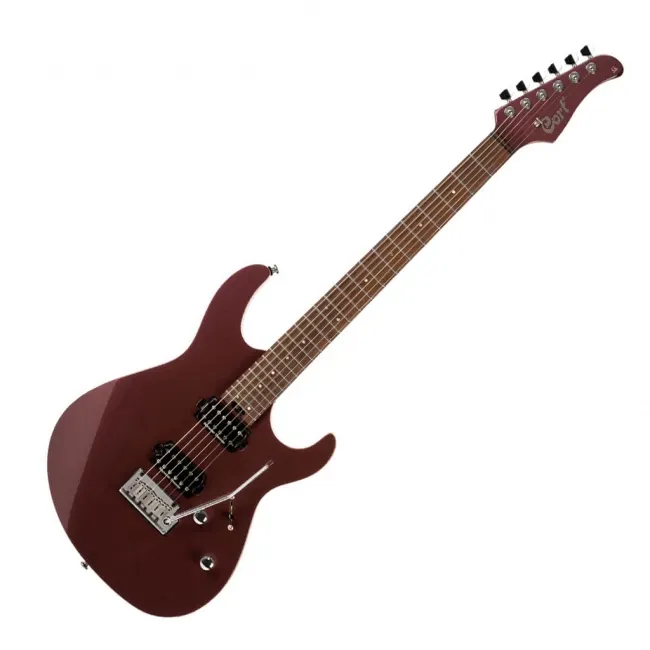 Guitarra Electrica Con Doble Corte G300 Bordó