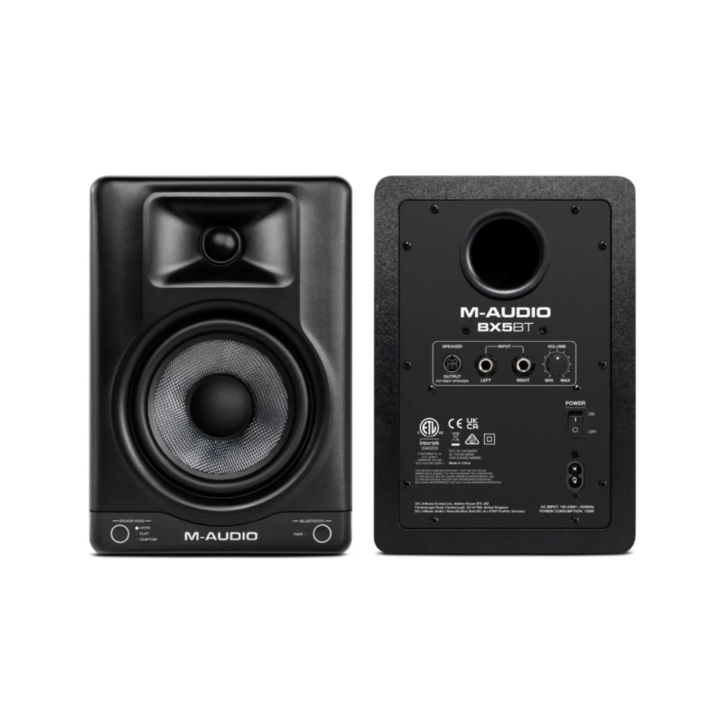 Monitores De Estudio M-audio Bx5bt 5"" Par Con Bluetooth