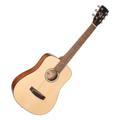 Guitarra Acustica Mini Dreadnought Con Tapa De Abeto