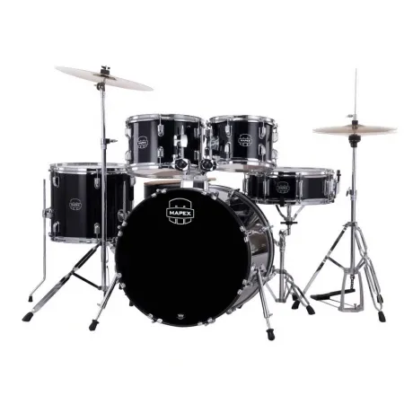 Bateria Mapex Comet Cm5294ftcdk Black Con Hardware Y Platillos