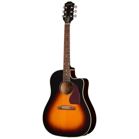 Guitarra Electroacustica Epiphone J-45 Standard Ec Vintage Sunburst