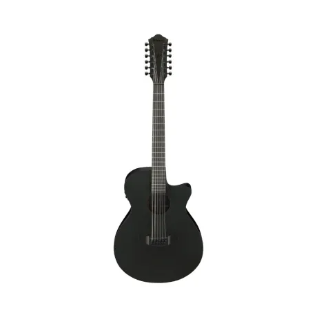 Guitarra Electro Acustica Ibanez Aeg1221-bot 12str Black Out