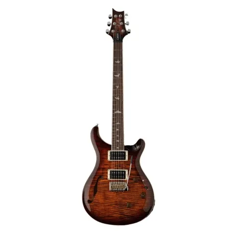 Guitarra Electrica Prs Se Custom 24 Semi Hollow Piezo Orange Tiger Burst