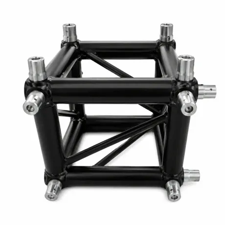 Truss Cuadrada Pls Seis Conectores 290 X 290mm Negro