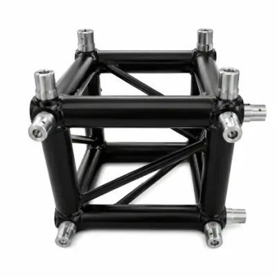 Truss Cuadrada Pls Seis Conectores 290 X 290mm Negro