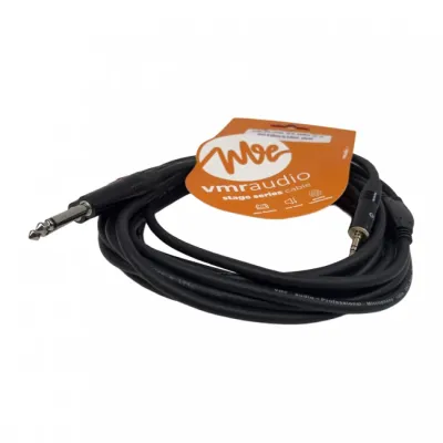 Cable VMR CS-PLGM-X2-MPLG-6 Mini Plug Stereo a 2 Plug 1/4 de 6 Metros