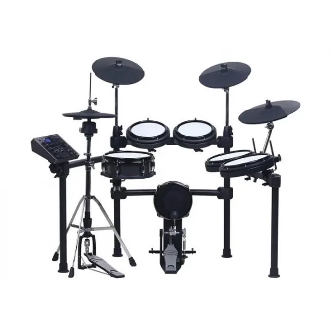 Bateria Digital con Redoblante, Pedales y Platillos